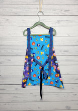 Load image into Gallery viewer, Children&#39;s Apron Reversible: Space Donuts &amp; Hedgehog
