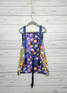 Children's Apron Reversible: Space Donuts & Video Game Characters