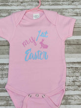 Load image into Gallery viewer, My 1st Easter baby bodysuit PINK