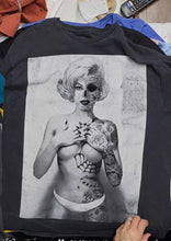 Load image into Gallery viewer, Marilyn Monroe Day Of The Dead De Los Muertos Skull Tunic Dress, size Medium