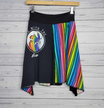 Load image into Gallery viewer, Rainbow Go with the Flow Skirt size XL