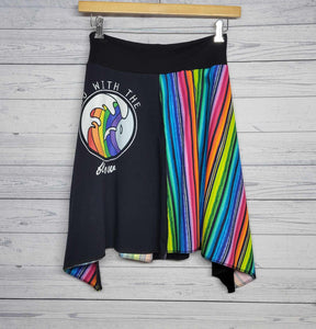 Rainbow Go with the Flow Skirt size XL