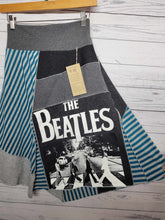 Load image into Gallery viewer, Beatles Abby Road upcycled skirt size Medium