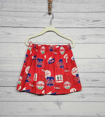 Phillies Baseball Girls Skirts sizes 12 months to 6yr