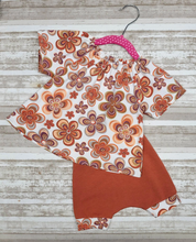Load image into Gallery viewer, Floral Cottage Core Peasant Style two piece set size 6/9 months