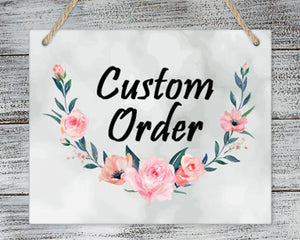 Custom Order for Mara