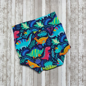 Bright Dinosaurs diaper covers for infants and toddlers