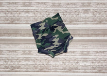 Load image into Gallery viewer, Camouflage colored diaper covers for infants and toddlers.
